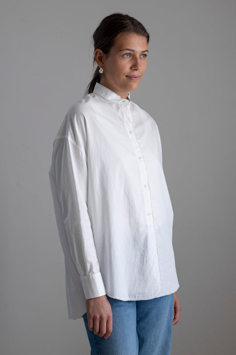 Skjorte - Raw Edge L/S Optic White
