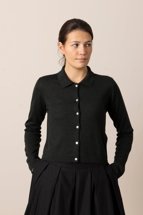 Cardigan - Amethyst Dark Pine