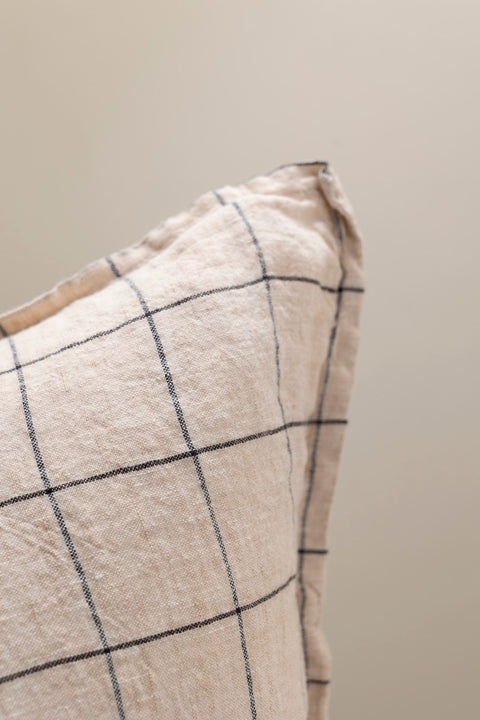 Putetrekk - 65x65cm XL Checks Sand