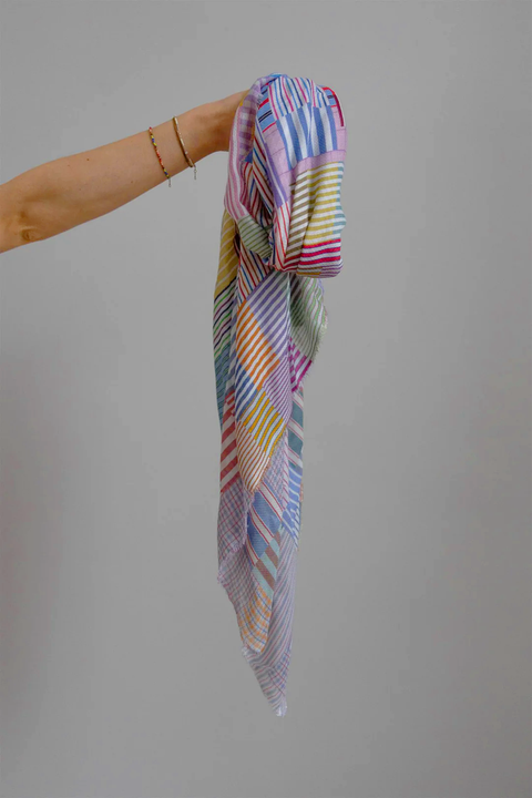 Skjerf - Multicolor Stripes