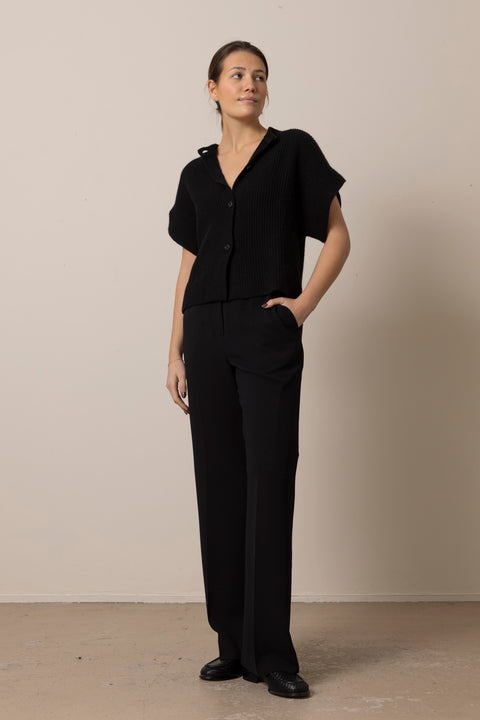 Vest - Thilda Yak Black