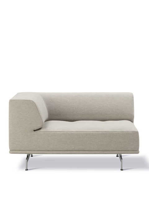 Sofa - Delphi 4501 Venstre Steelcut Trio 213/Børstet Aluminium