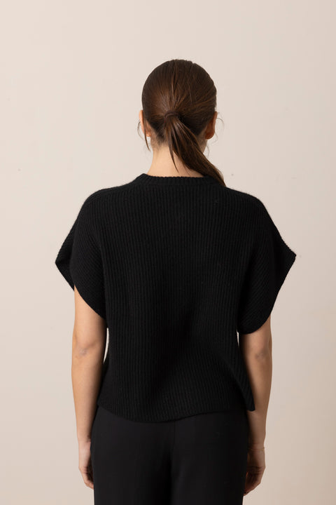 Vest - Thilda Yak Black