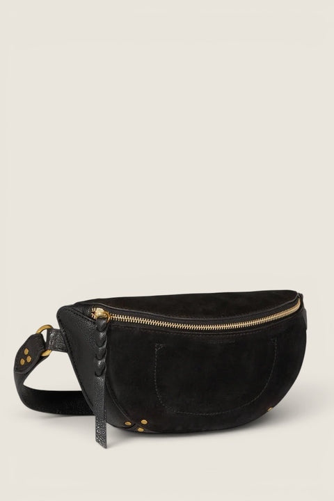 Veske - Lino Banane Split Suede Noir