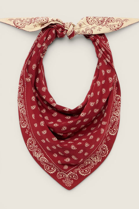 Skjerf - The Wild Rag Cotton Carmine/Butter