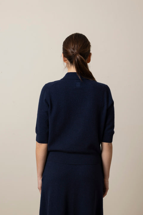 Genser - Short Sleeve Polo Night