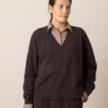 Genser - V-Neck Oversized Cocoa