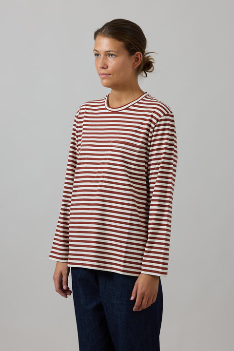 Genser - Circular Long Sleeve Mix Rust