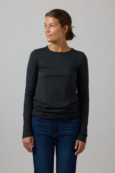 Genser - The Slub Longsleeve Black