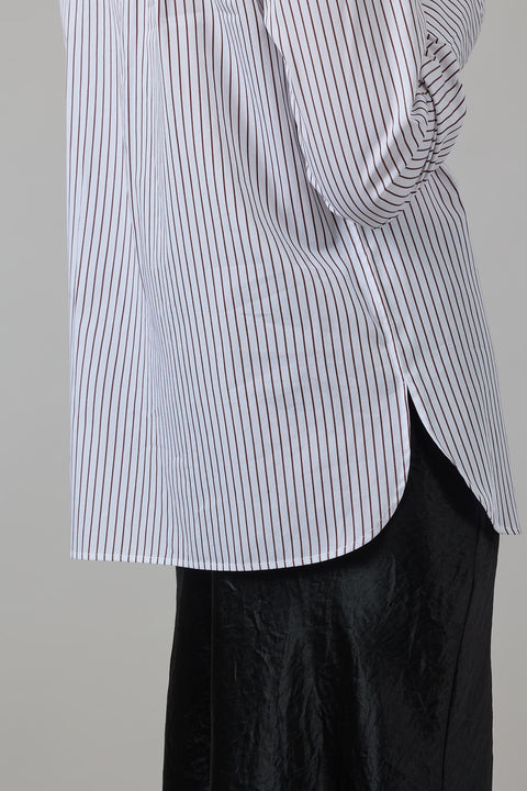 Skjorte - Relaxed Straight Shirt Optic White/Rose