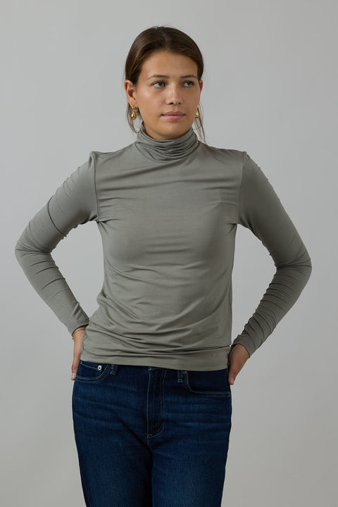 Genser - Celina Roll Neck Olive