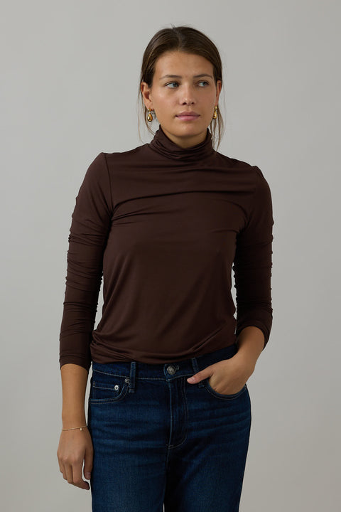 Genser - Celina Roll Neck Peppercorn