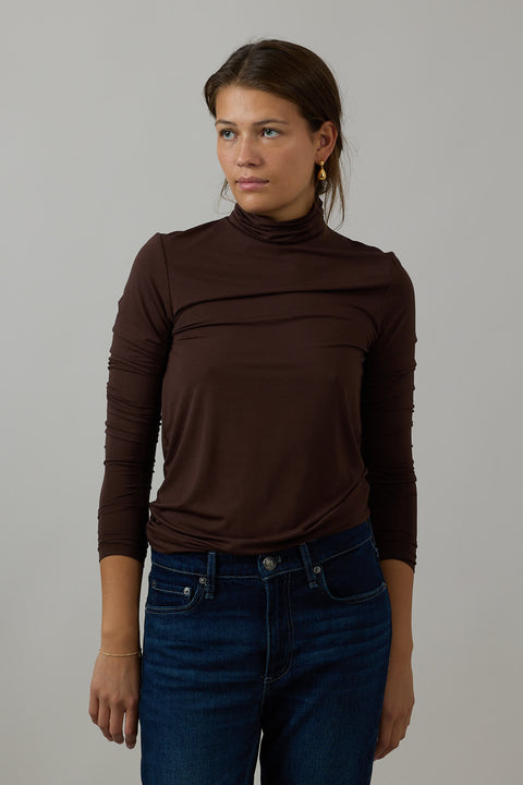 Genser - Celina Roll Neck Peppercorn