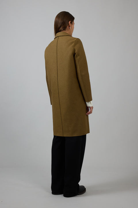 Kåpe - Overcoat Pressed Wool Shortbread