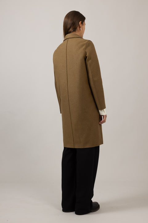 Kåpe - Overcoat Pressed Wool Shortbread