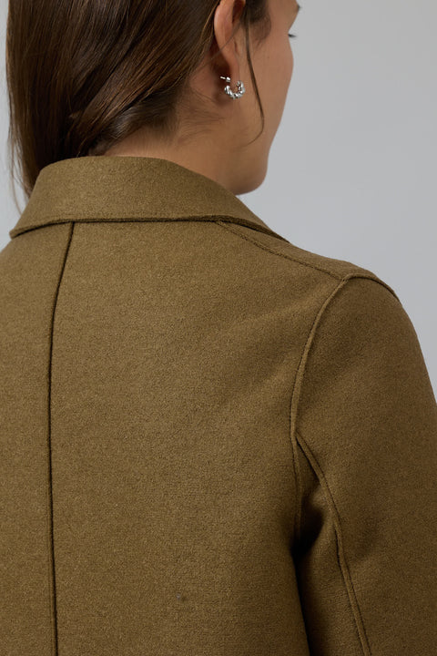 Kåpe - Overcoat Pressed Wool Shortbread