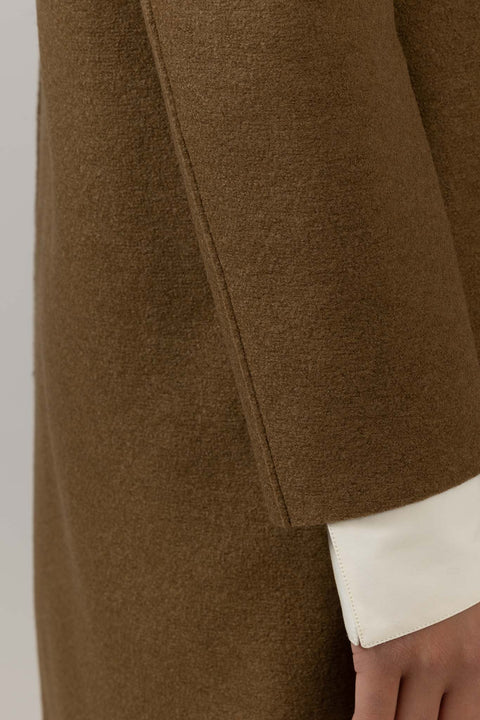 Kåpe - Overcoat Pressed Wool Shortbread