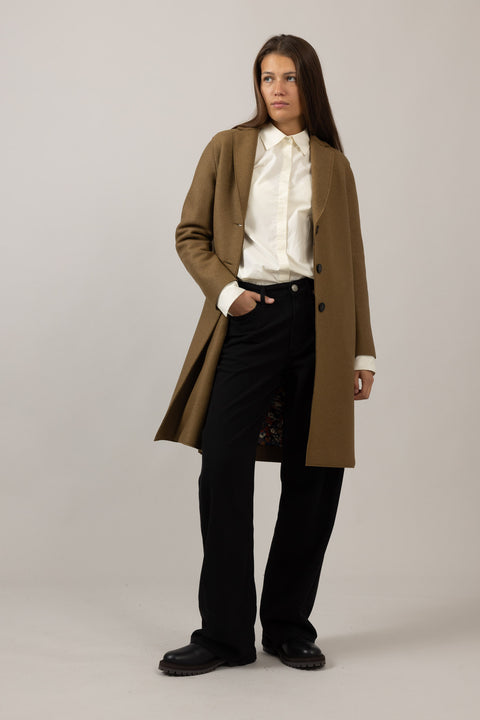 Kåpe - Overcoat Pressed Wool Shortbread