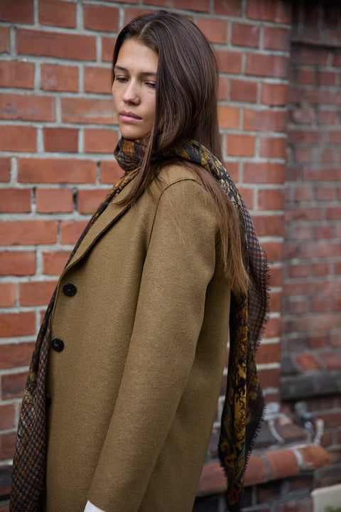 Kåpe - Overcoat Pressed Wool Shortbread