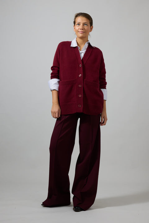 Cardigan - Modern Statements Burgundy