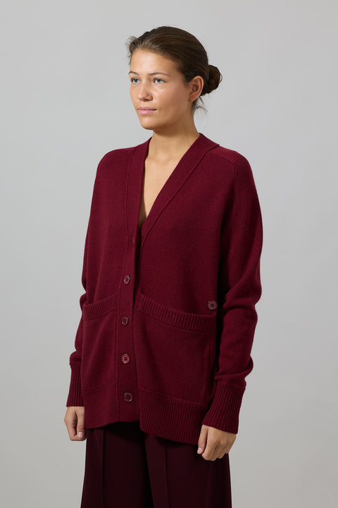 Cardigan - Modern Statements Burgundy