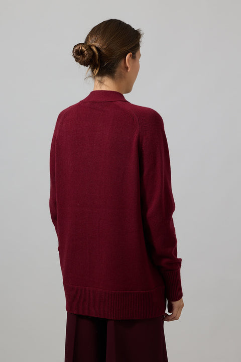 Cardigan - Modern Statements Burgundy