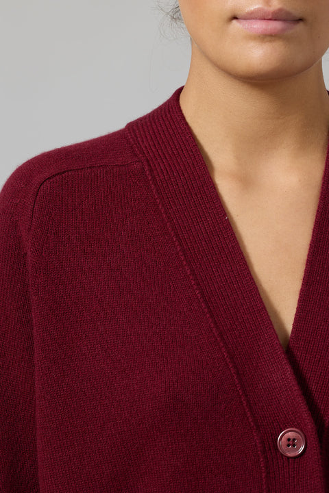 Cardigan - Modern Statements Burgundy