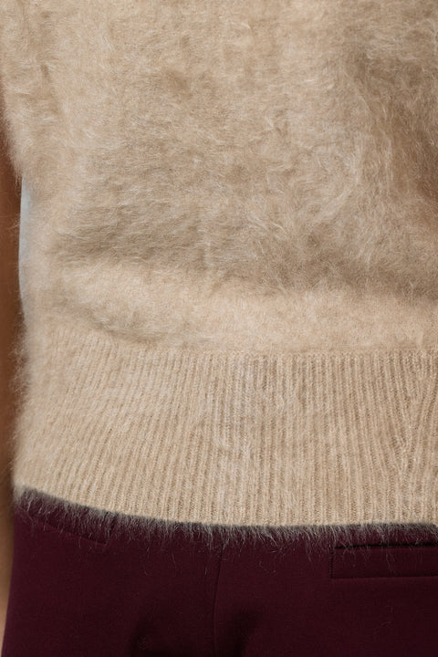 Vest - Fluffy Luxury Golden Brown