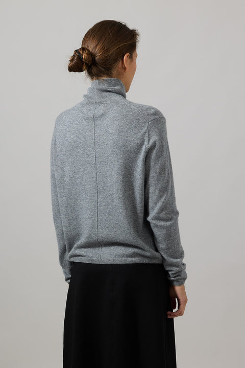 Genser - Century Turtleneck Grey Melange