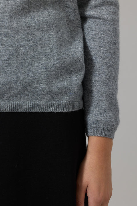 Genser - Century Turtleneck Grey Melange