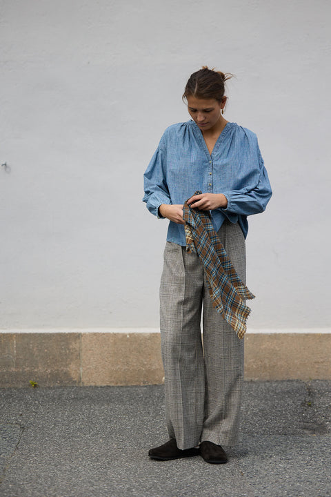 Bluse - Nipoa Blouse Chambray