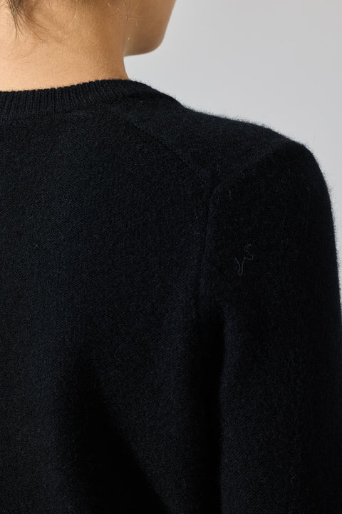 Cardigan - Boiled Button Black