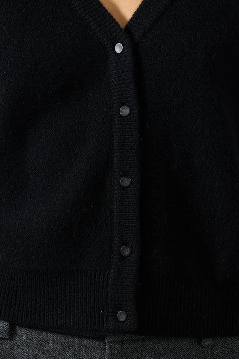 Cardigan - Boiled Button Black