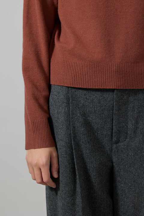 Genser - Raglan Turtleneck Rosewood