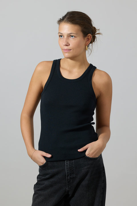 Singlet - Scoop NK Tank Black