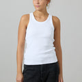 Singlet - Scoop NK Tank White