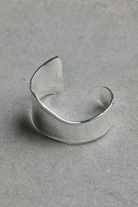 Armbånd - Swirly Square Bangle Silver