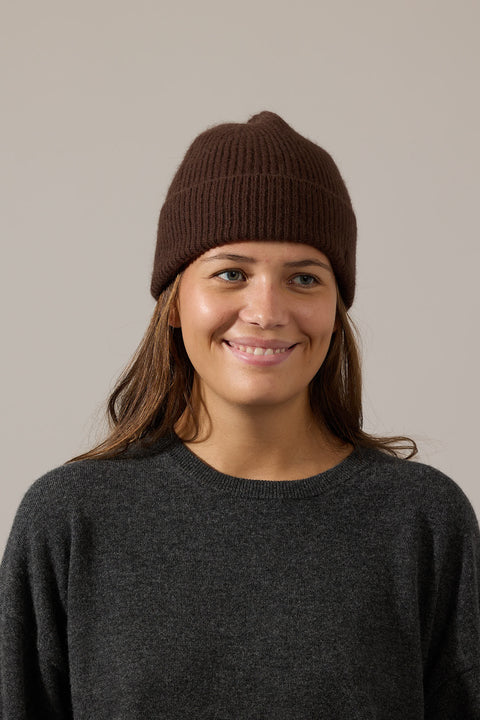 Lue - Beanie Walnut