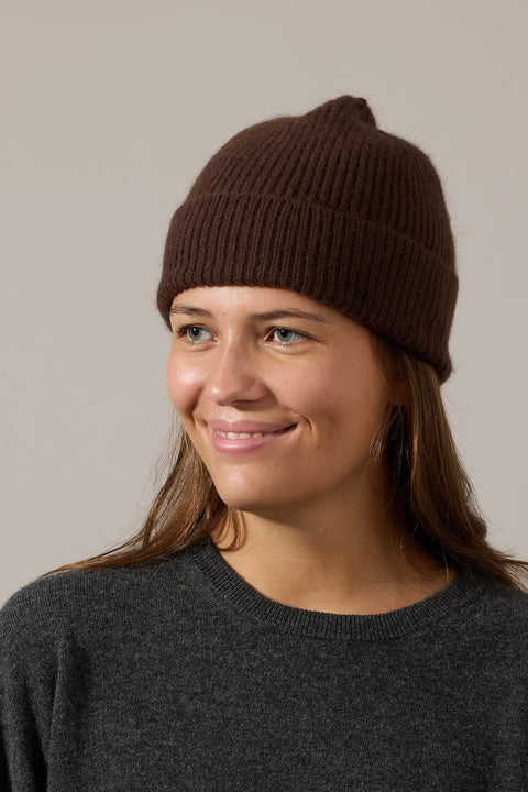 Lue - Beanie Walnut