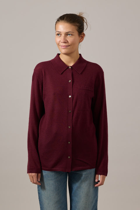 Skjorte - Showtime Shirt Plum