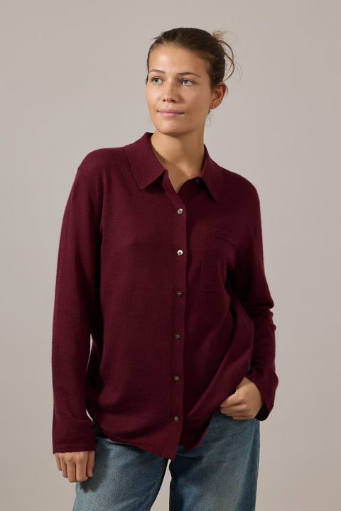 Skjorte - Showtime Shirt Plum