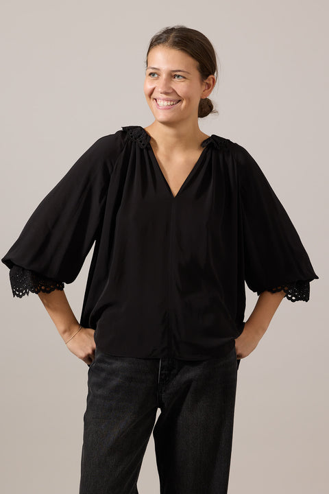 Bluse - Delio Blouse Black