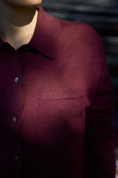 Skjorte - Showtime Shirt Plum