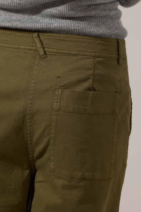 Bukse - Darted Twill Trousers Phosphorite Green