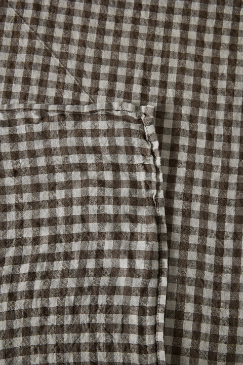 Linge Particulier Duk - 140x250cm Brown Gingham 6702191 STTC18141