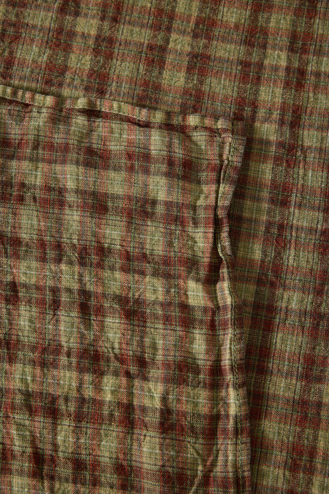 Linge Particulier Duk - Sienna Green Tartan