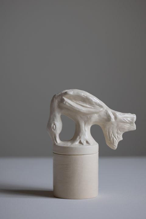 Duftlys Skulptur - Ivory Encensoir