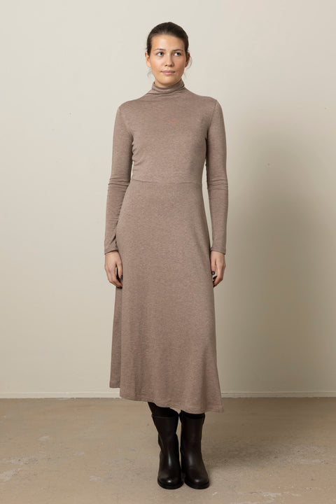Kjole - Cozy L/S Funnel NK Dress