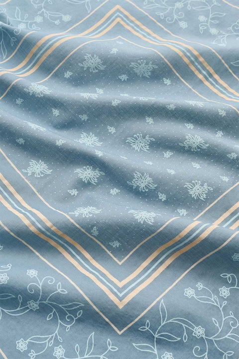 Skjerf - Classic Scarf Stormblue/Beige