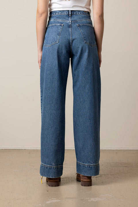 Jeans - Heather Highwaist Slouchy Blue